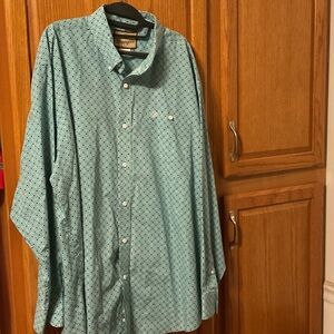 Gently used men’s wrangler cowboy button down size 2X